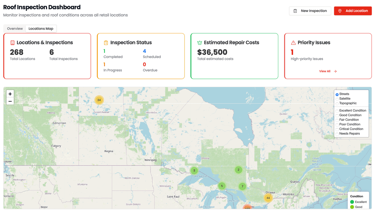 Inspector Asset Dashboard